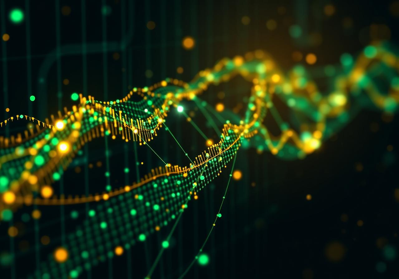 Visualization of Halal Trade AI neural network analyzing live market data